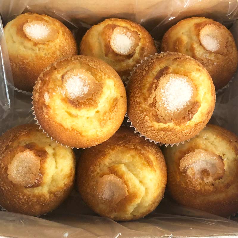 Magdalenas artesanas 8 unidades. 350 grs. Horno Tradicional.